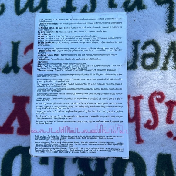 Sampar fluids peel efface. Masque gomme de nuit. Stylo absolu purete - Picture 2 of 2